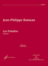 Les Paladins Study Scores sheet music cover